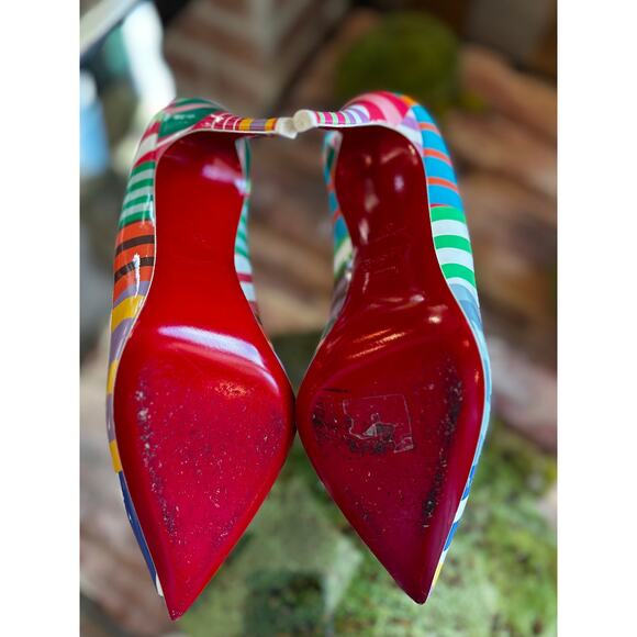 CHRISITIAN LOUBOUTIN Hot Chick Swimming Pool Heels - Picture 5 of 5